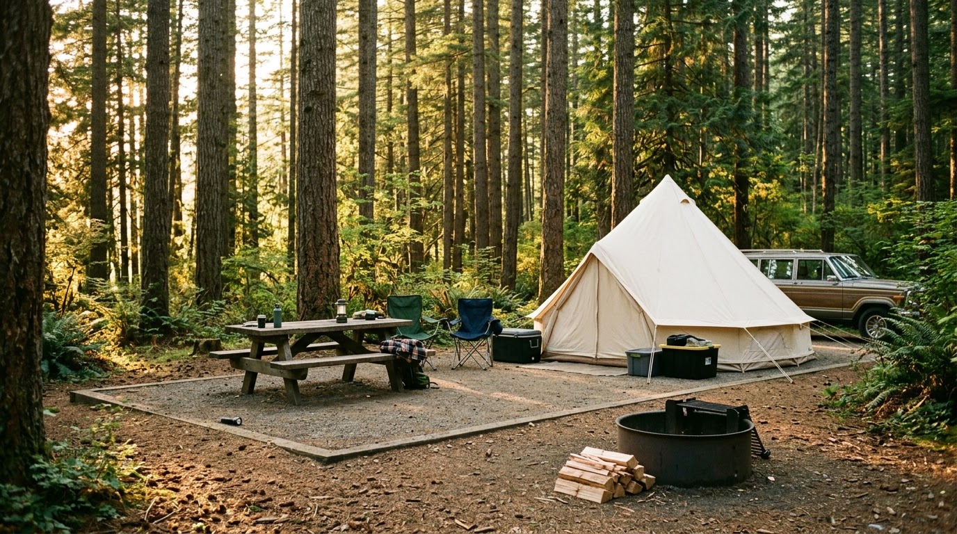 How to DIY Glamp with a Toddler for Under $100 (Without Spending $500 on a Luxury Resort)